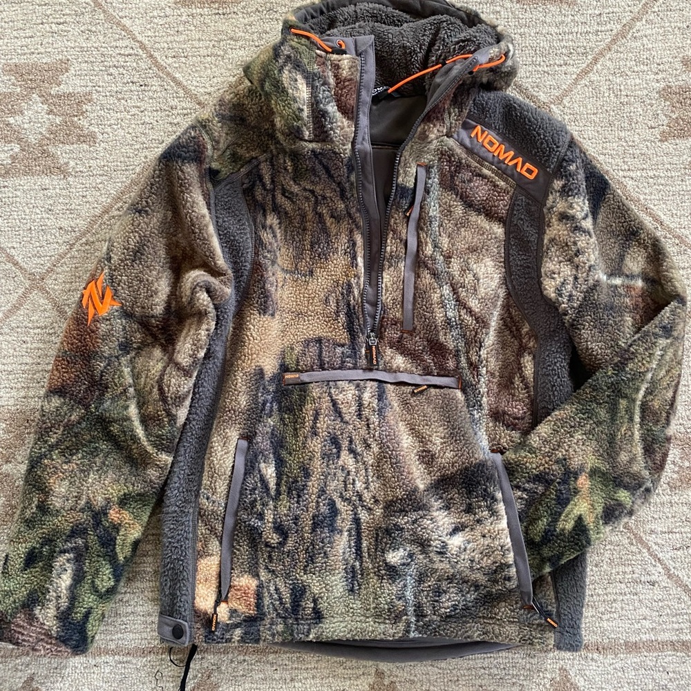 Mens NOMAD Fleece Heavy Hunting Coat Small